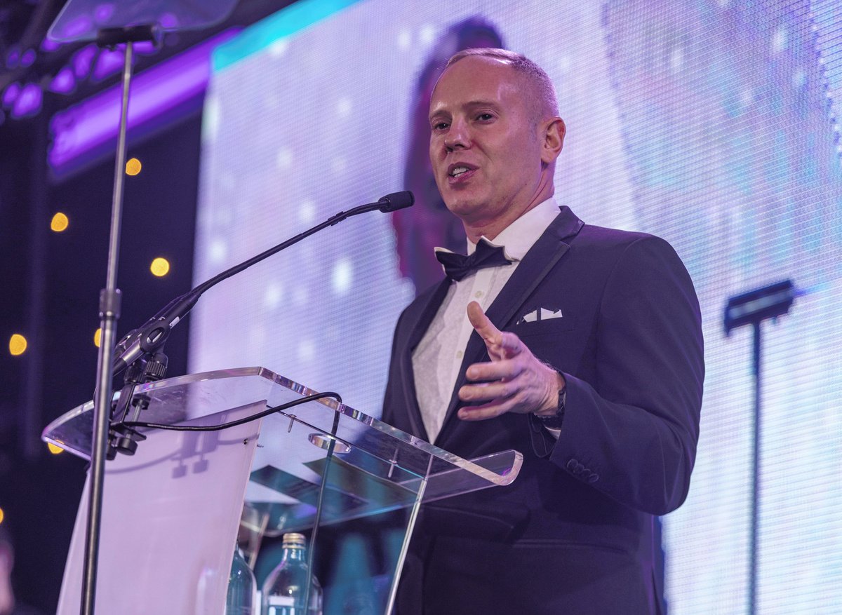 Presenting the awards