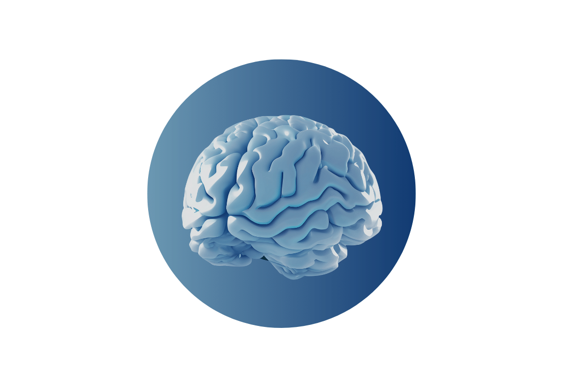 Blue 3D Brain 