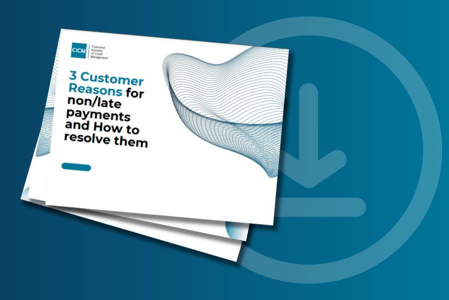 3 customer reasons for non/late payment booklet image