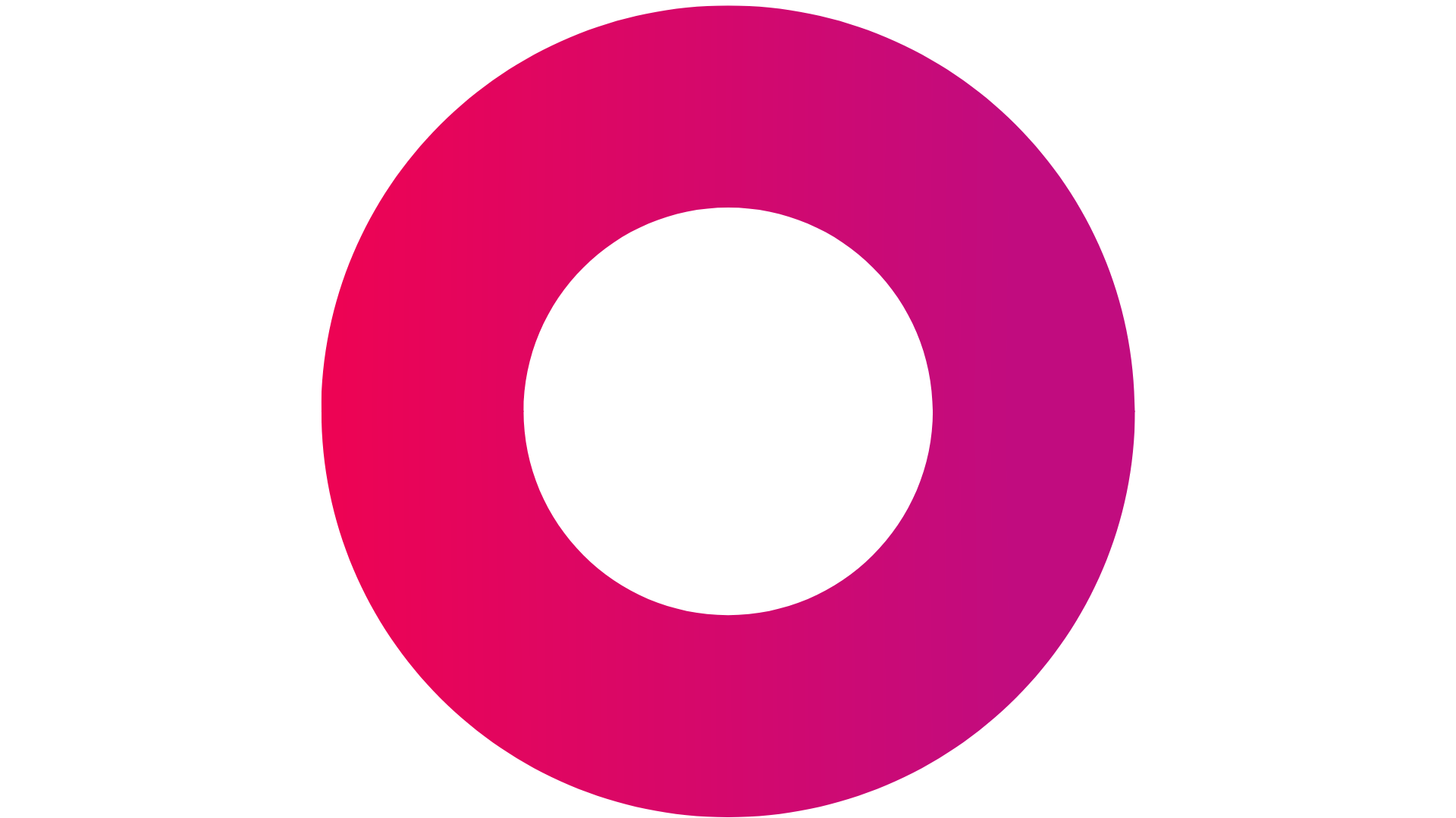 Pink Circle with Hole